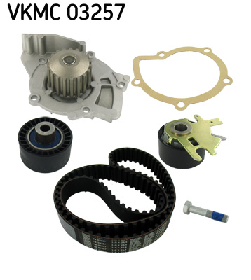 SKF VKMC 03257 Pompa acqua + Kit cinghie dentate